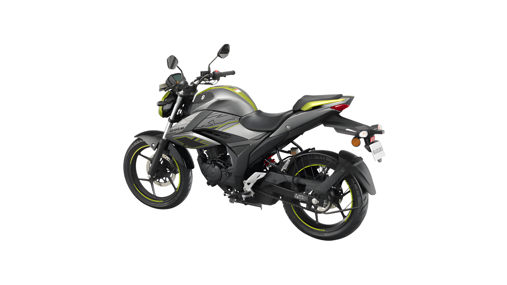 gixxer 150 left rear
